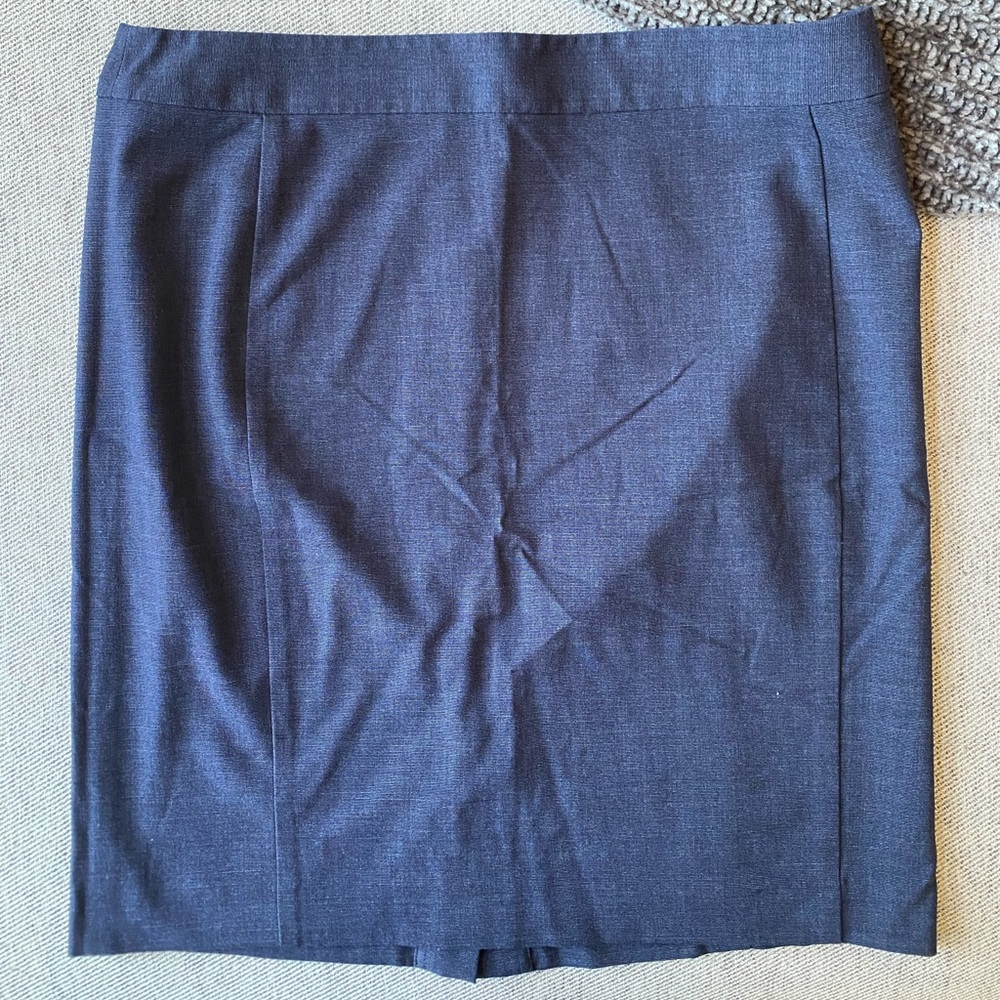 LOFT Blue Short Pencil Skirt | Size 12